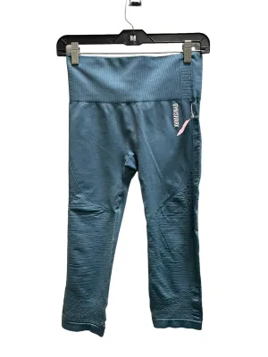 Athletic Capris By Gym Shark In Blue, Size: S