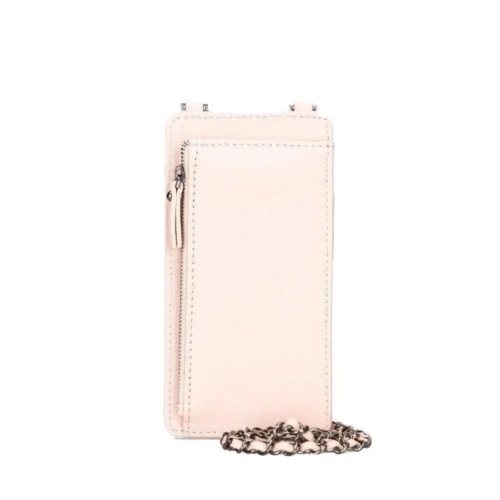 Avjin Genuine Leather Crossbody Bag Compatible with Phones up to 6.9"