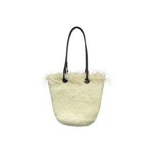 Baby Basket with Frayed border
