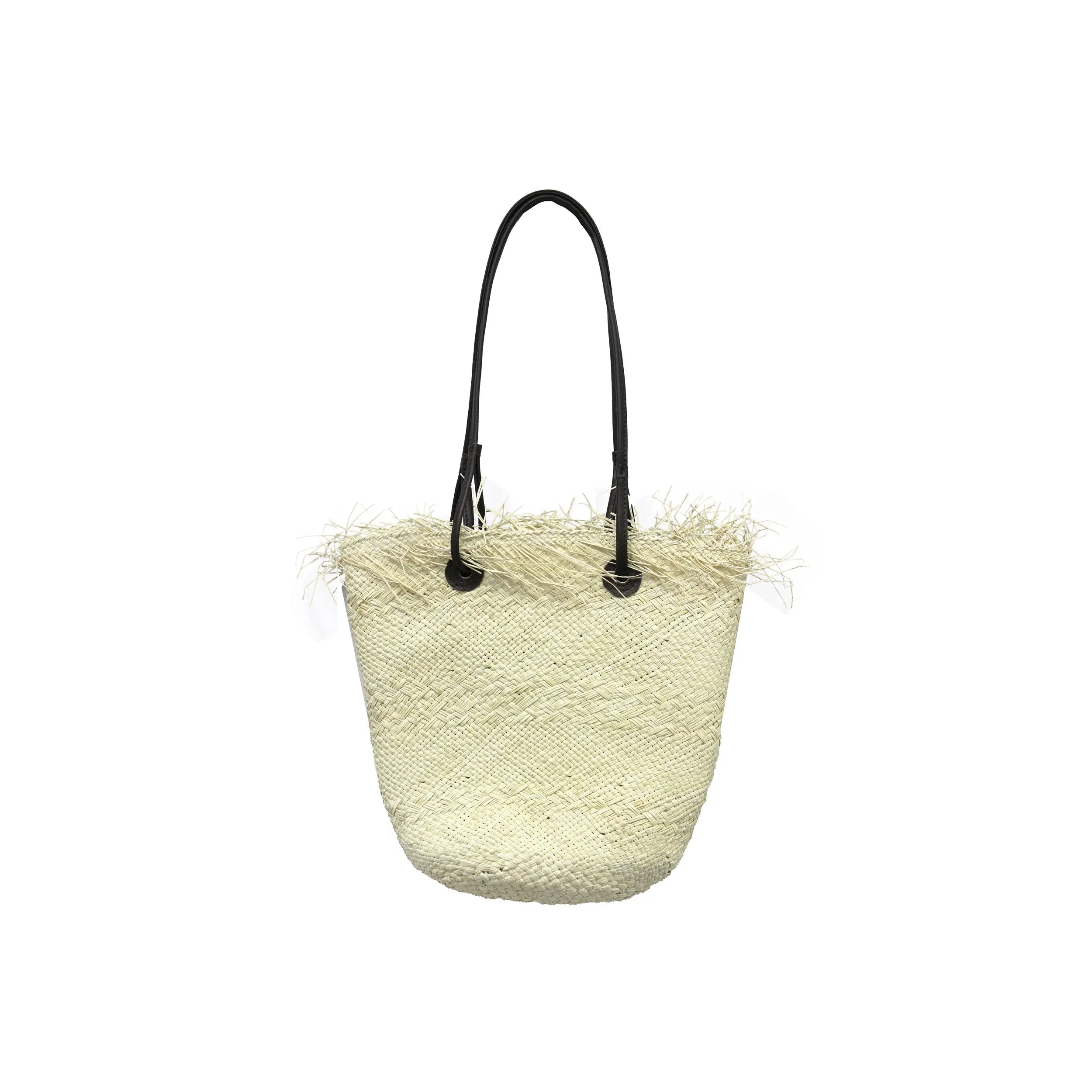 Baby Basket with Frayed border