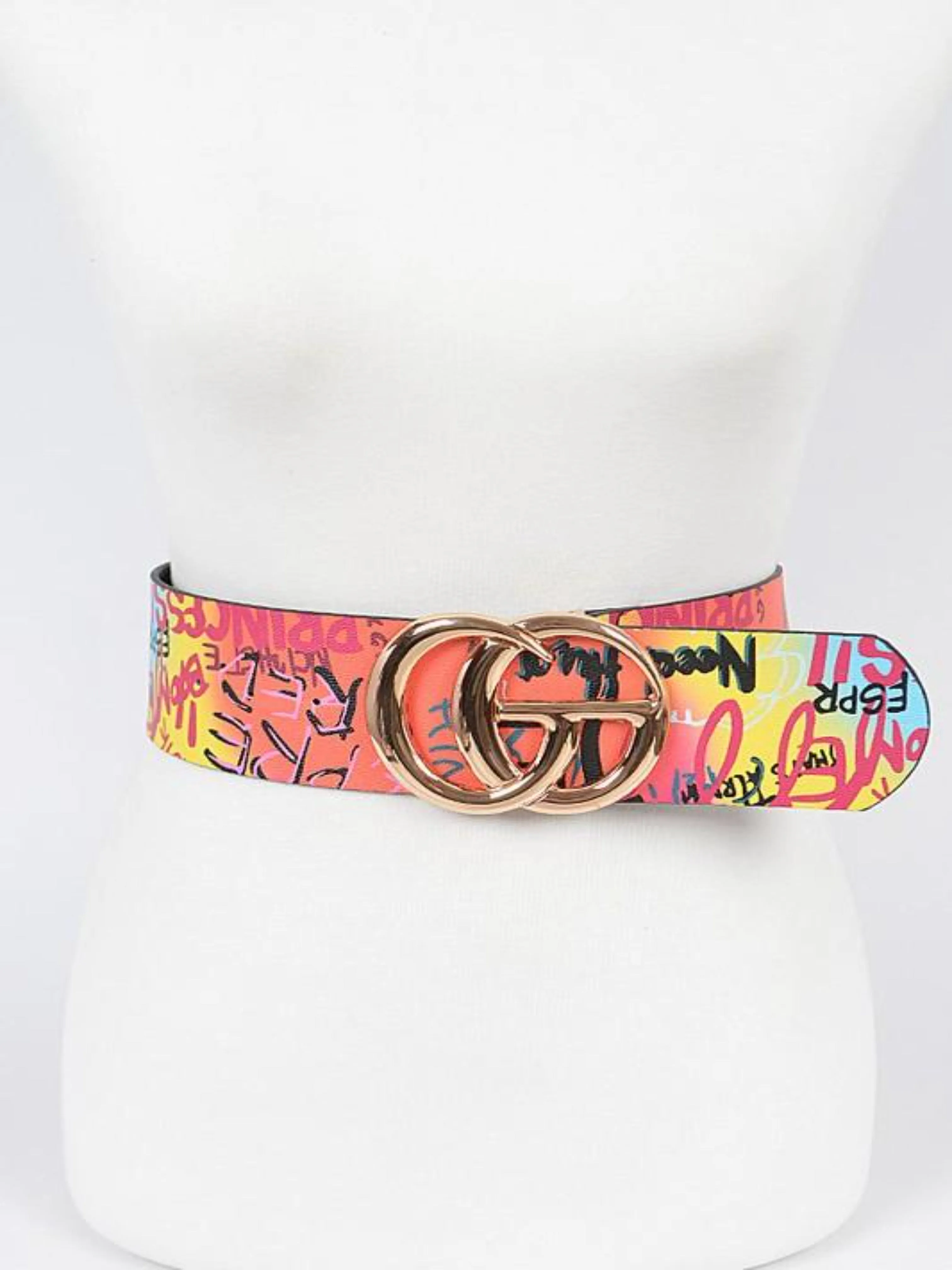 Baloa Graffiti Wide Belt BIG ✨ MONTH ✨ SALE ✨