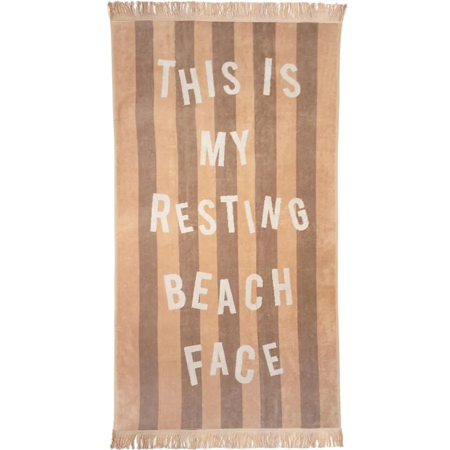 Bambury Beach Face Towel