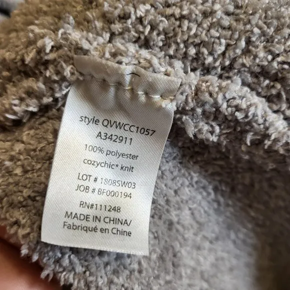 Barefoot Dreams Cozychic Cali Cardigan XL Beige