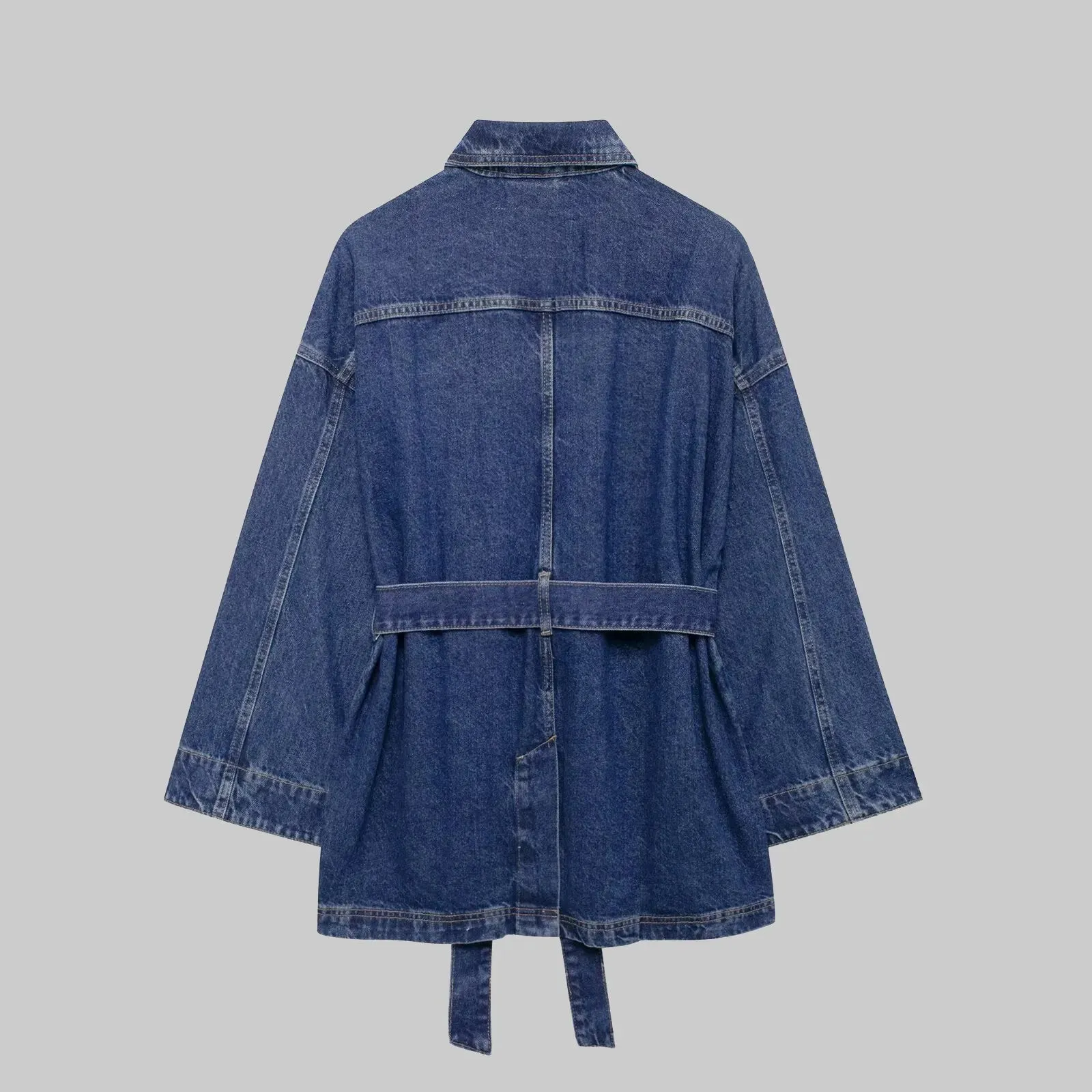 Belted Denim Jacket