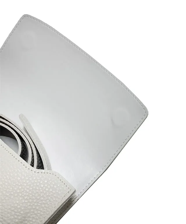 BENECIA 12 Logo Wide Magnet Hip Sack - White