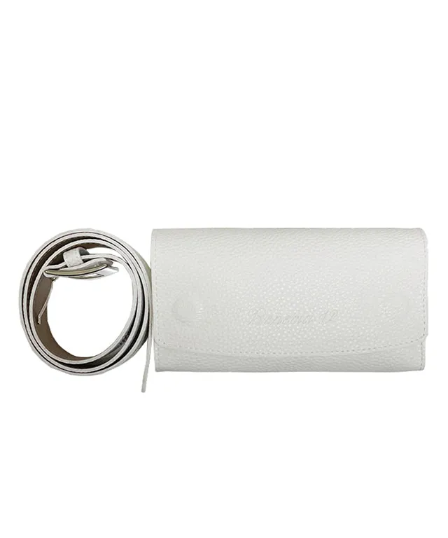 BENECIA 12 Logo Wide Magnet Hip Sack - White