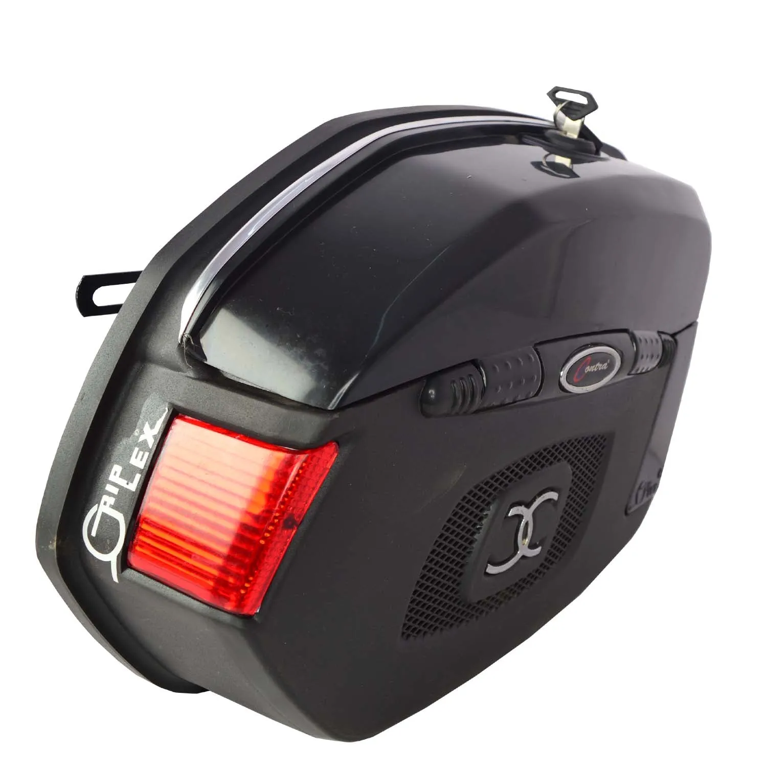 Bike Luggage Side Box Big Universal Fitment Clamp (Black)
