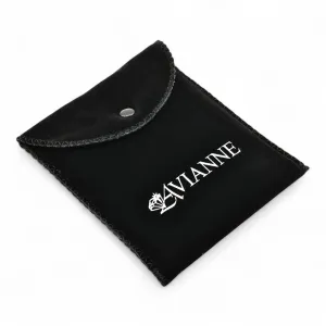 Black Avianne & Co. Single Jewelry Travel Pouch