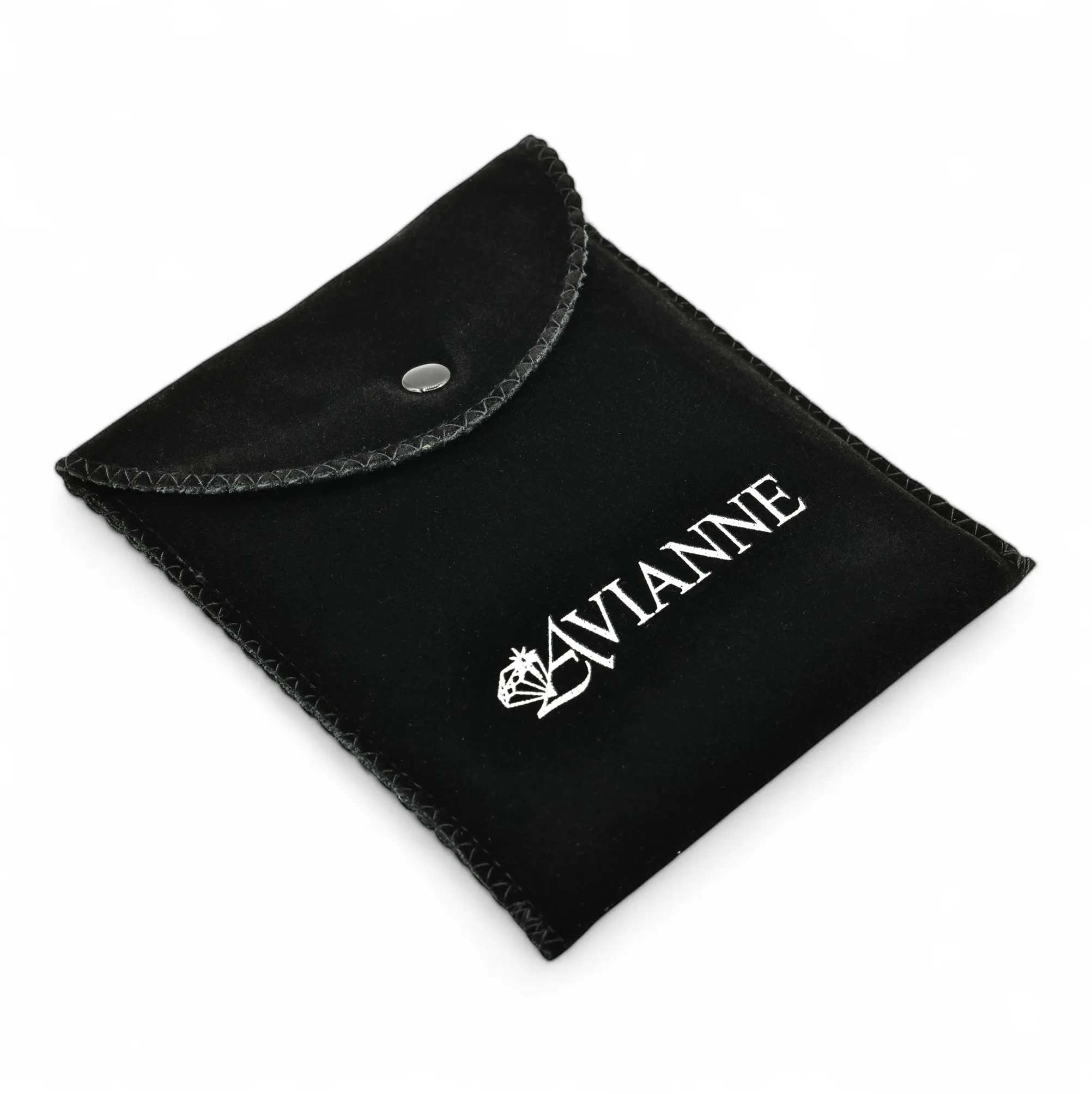 Black Avianne & Co. Single Jewelry Travel Pouch