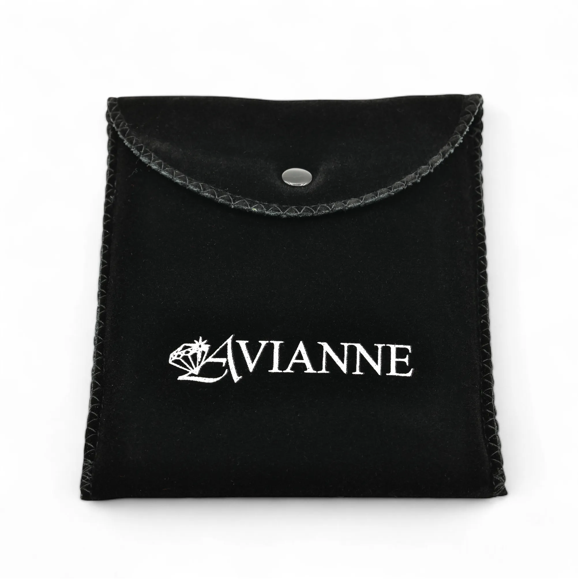 Black Avianne & Co. Single Jewelry Travel Pouch
