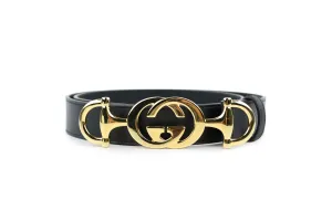 Black Calfskin 30mm Zumi Belt 80