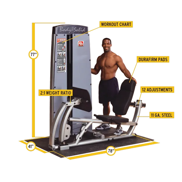 Body Solid Pro Dual Leg Press Calf Press - DCLP-SF