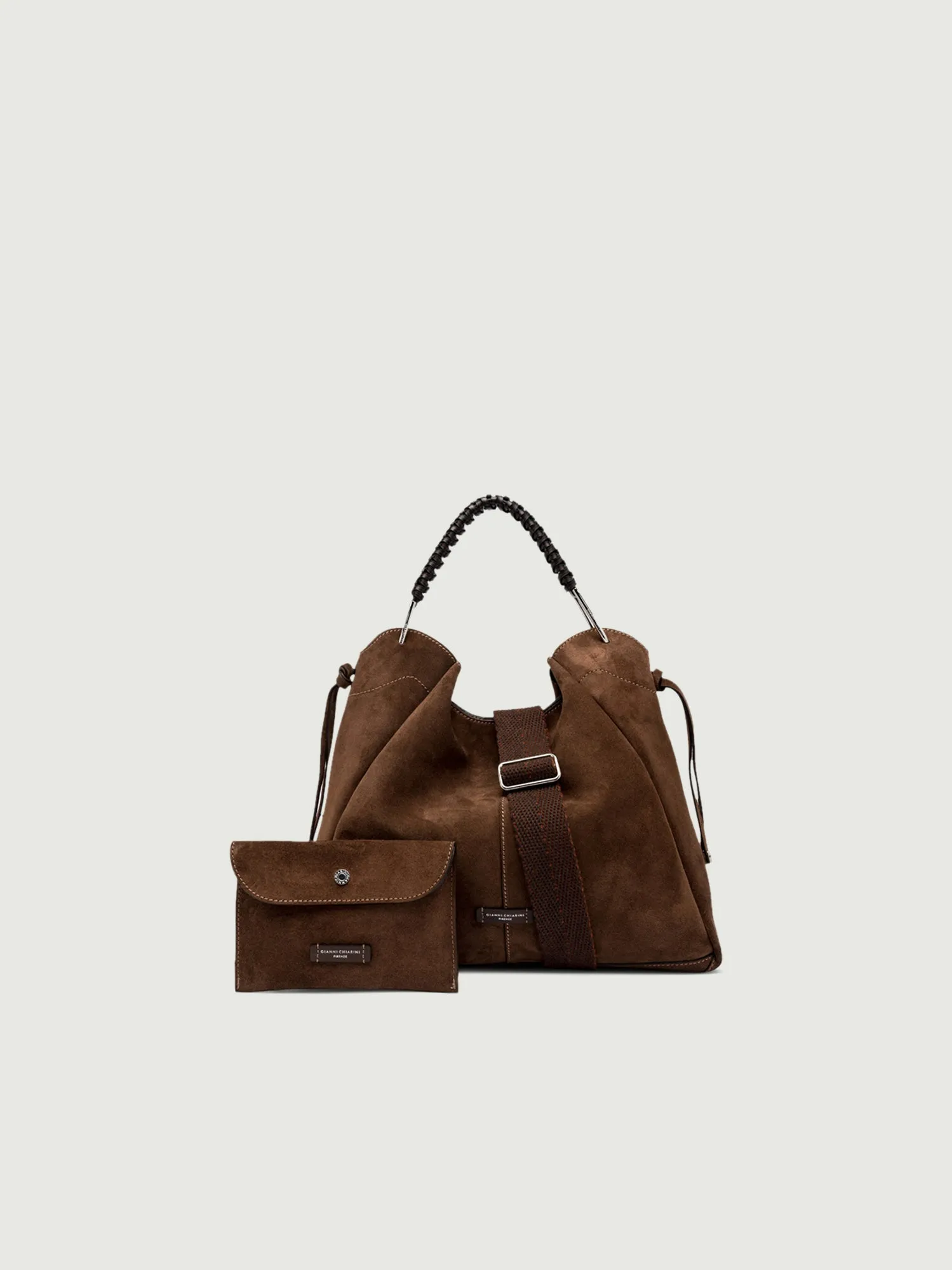 BORSA ERA IN CAMOSCIO CHOCOLATE