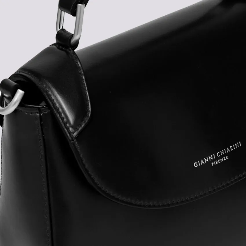 BORSA Grace in PELLE spazzolata nera