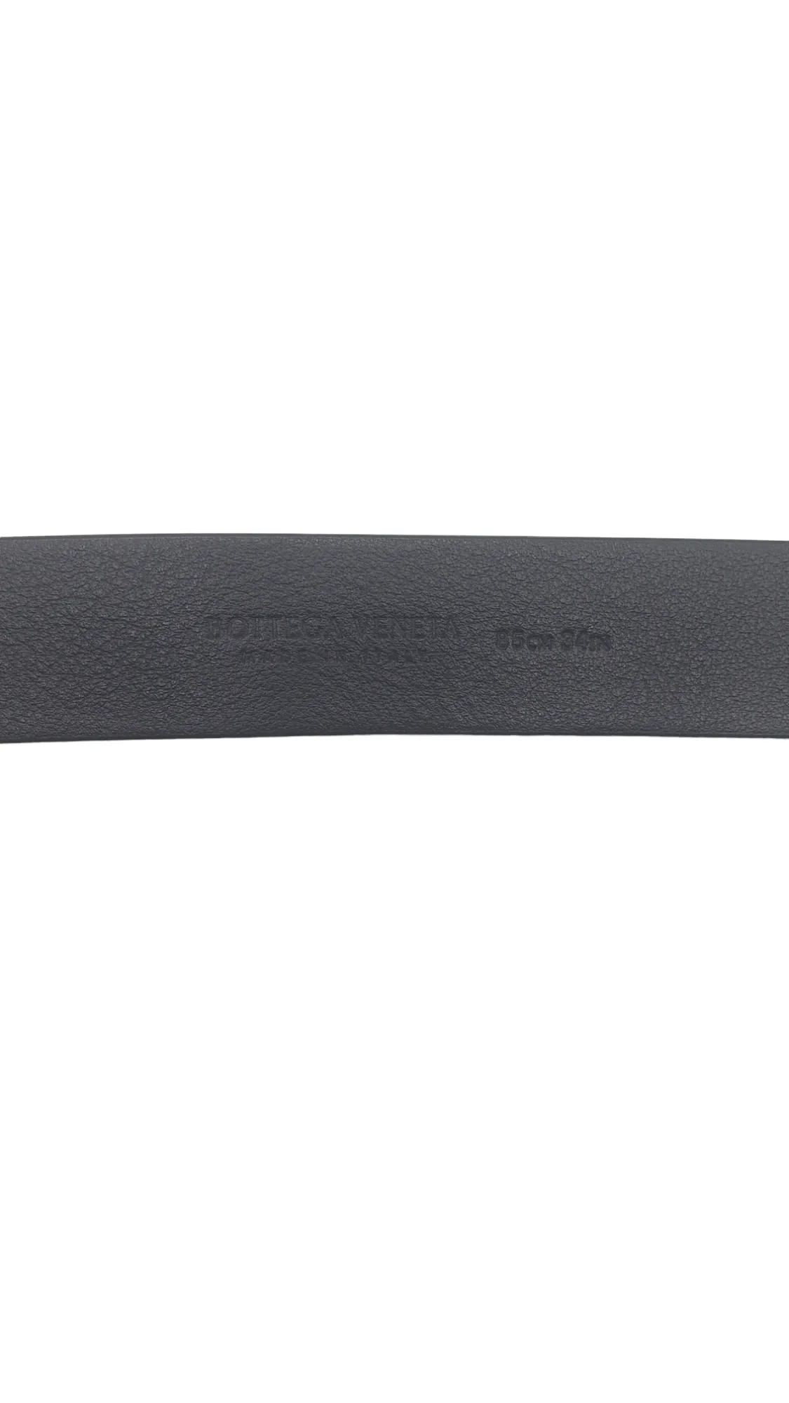 Bottega Veneta Black  Thin Triangle Size 85/34 Belt