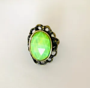 Bronze Flower Mood Ring