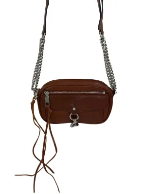 Brown Pu Leather Crossbody Bag