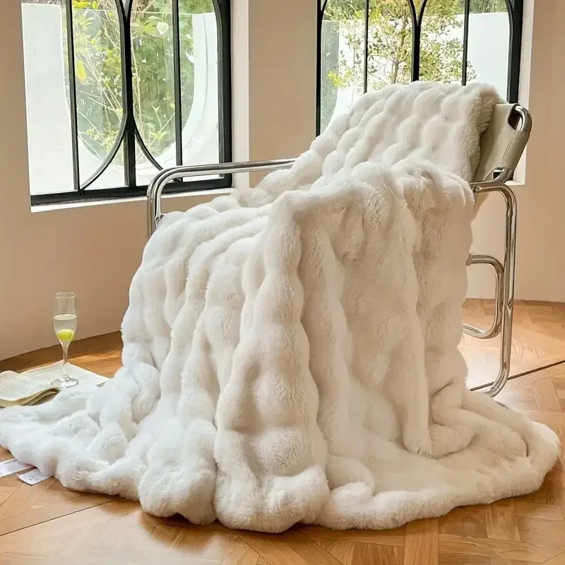 Bubble Shaped Throw Blankets