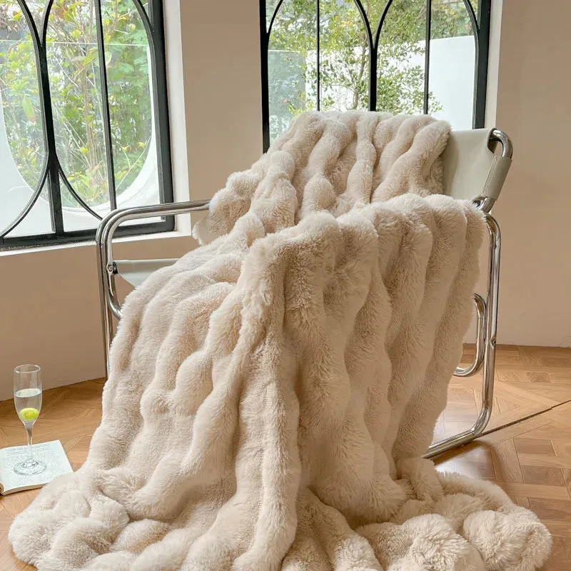 Bubble Shaped Throw Blankets