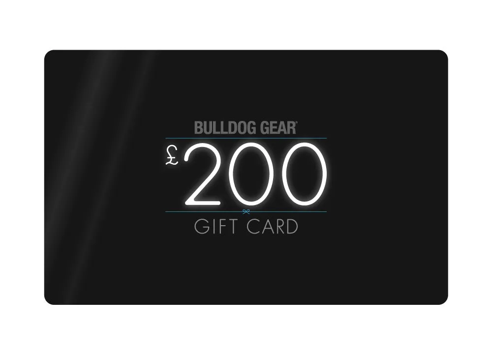 Bulldog Gear - Gift Card £10/ £25/ £50/ £100/ £150 /£500/ £1000
