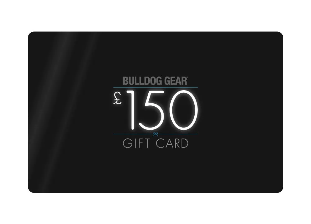Bulldog Gear - Gift Card £10/ £25/ £50/ £100/ £150 /£500/ £1000