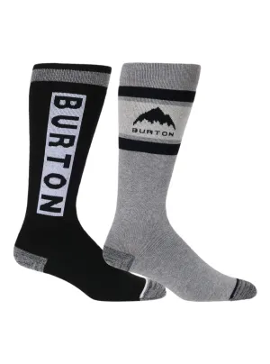 BURTON Weekend Midweight socks 2-pack - Womens - True Black