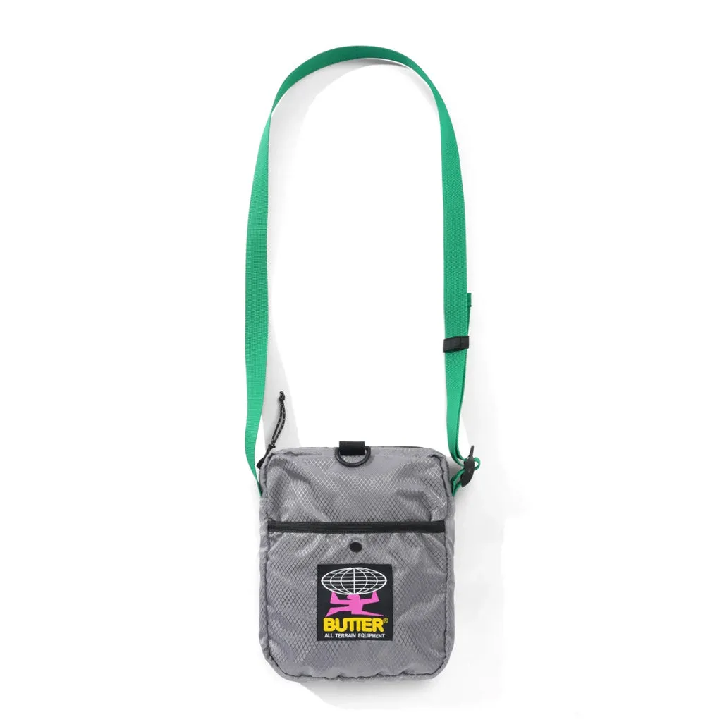 BUTTER GOODS RIPSTOP SIDE BAG - GREY