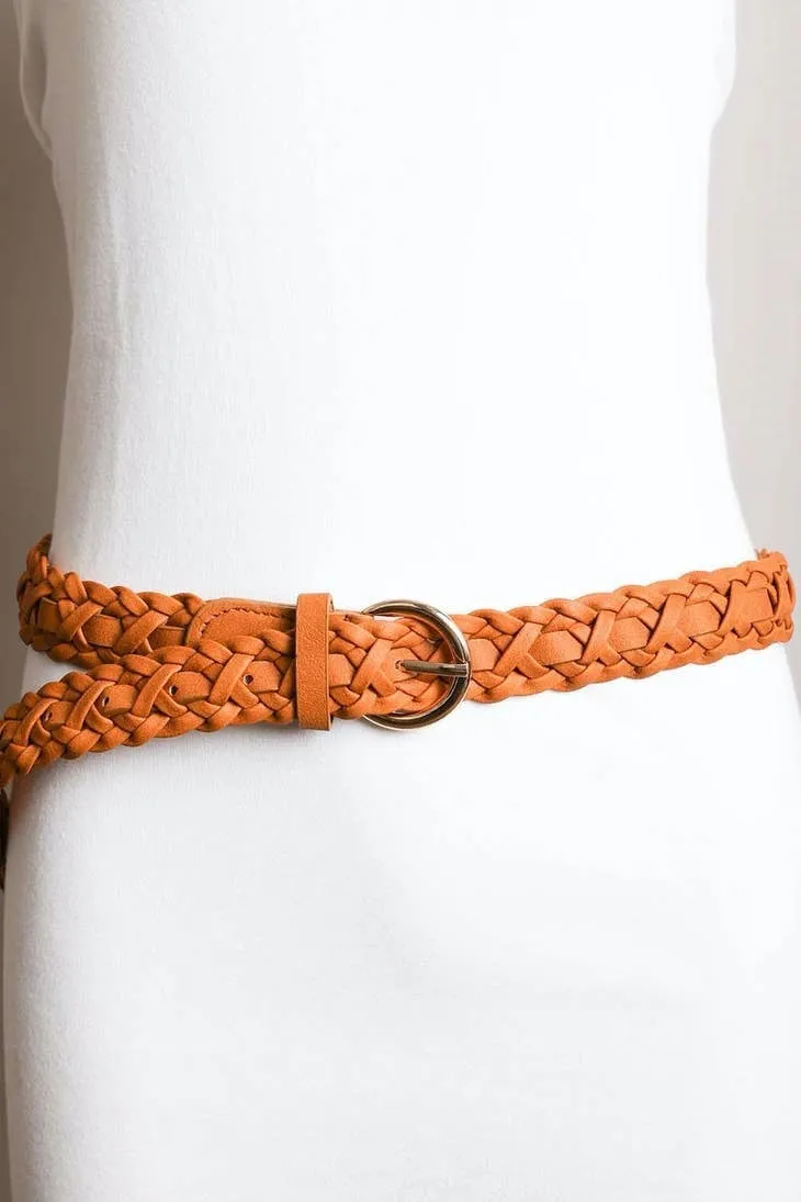 Camel Braided Belt