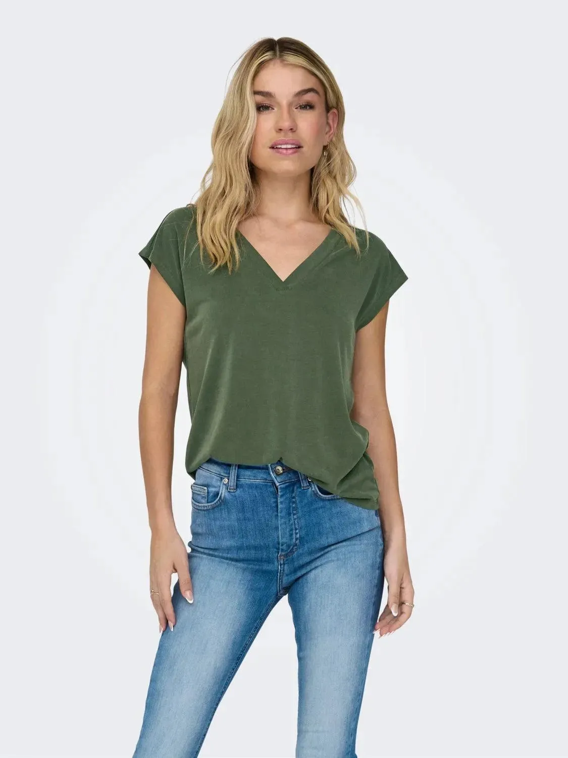Camiseta Only Cuello Pico Free Duffel Bag