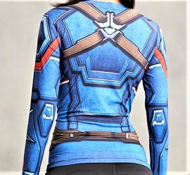 CAPTAIN AMERICA Women's Gym Shirt
