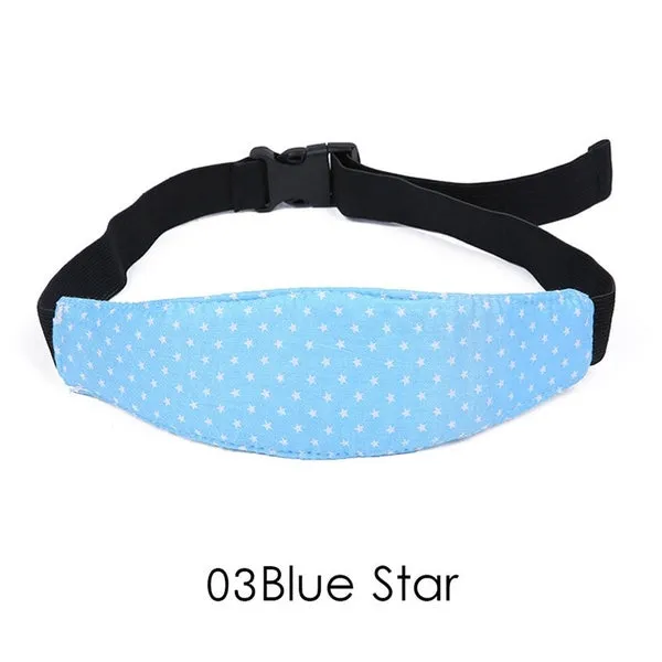 Car Adjustable Safety Seat Sleep Positioner Head Support Pram Stroller Fastening Belt Infants Baby