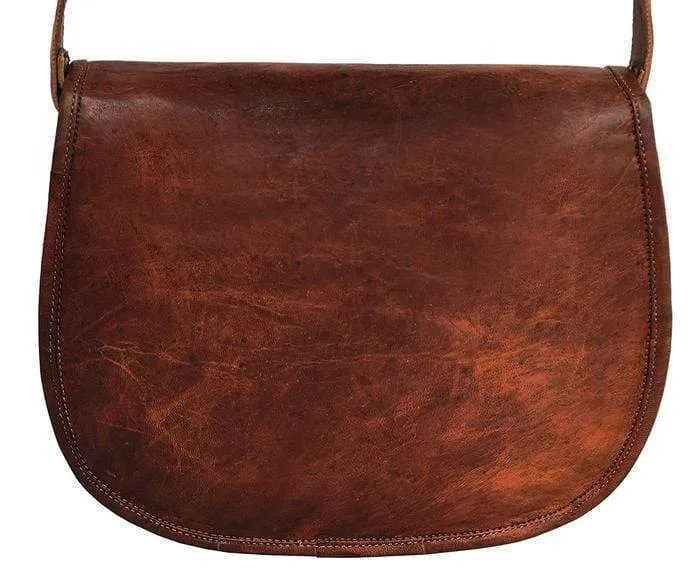 Caroline Full Grain Leather Saddlebag   FREE Matching Wallet