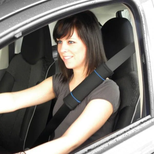 Carpoint Seatbelt Pad - Blue/Black
