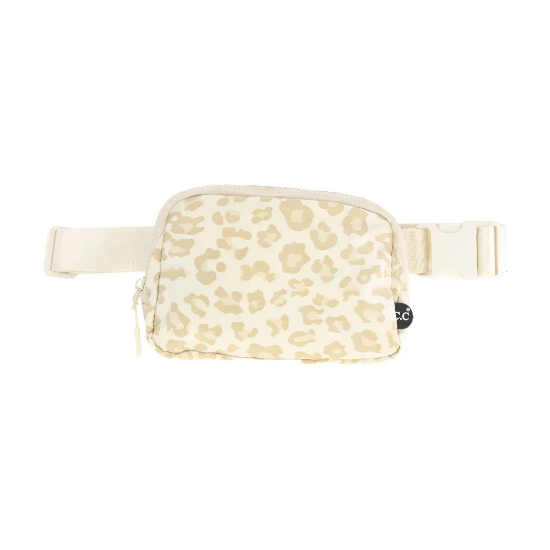 C.C. Belt Bag - Beige Leopard