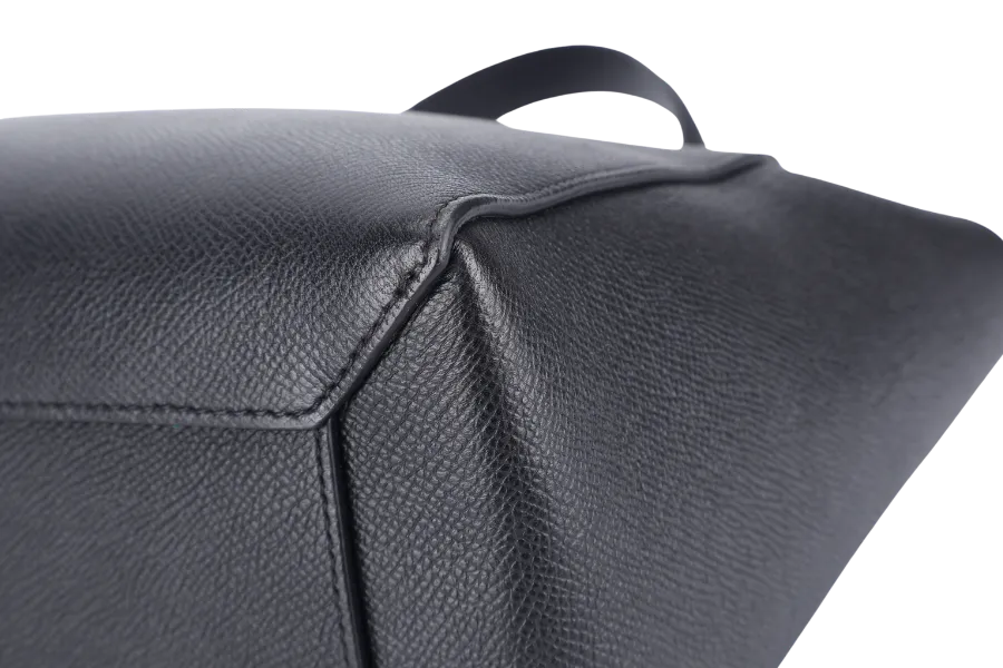 CELINE MICRO BELT BAG IN GRAINED BLACK CALFSKIN NO DUST COVER