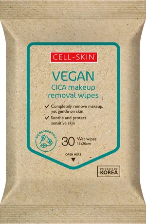 CELLSKIN Vegan Micellar Makeup Wipes
