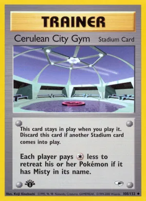 Cerulean City Gym (108/132) [Gym Heroes 1st Edition]