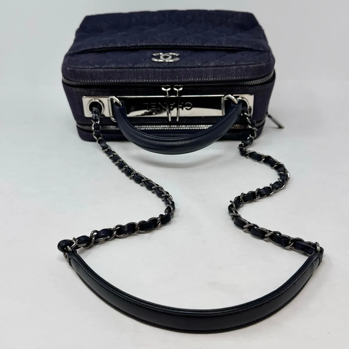 Chanel Denim Trendy CC Bowling  Bag