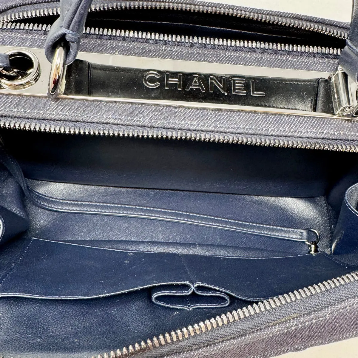 Chanel Denim Trendy CC Bowling  Bag