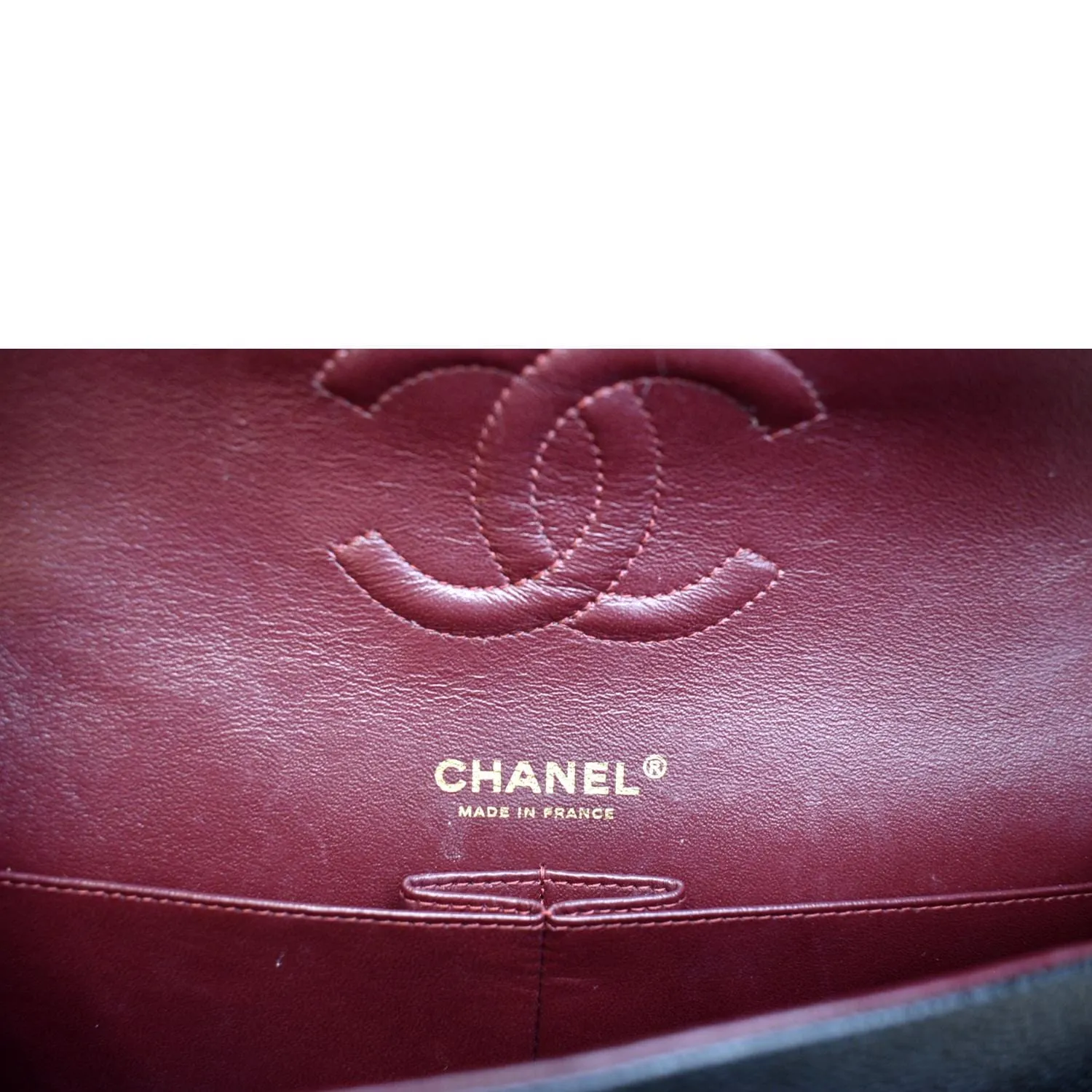 CHANEL Jumbo Double Flap Caviar Leather Shoulder Bag Black
