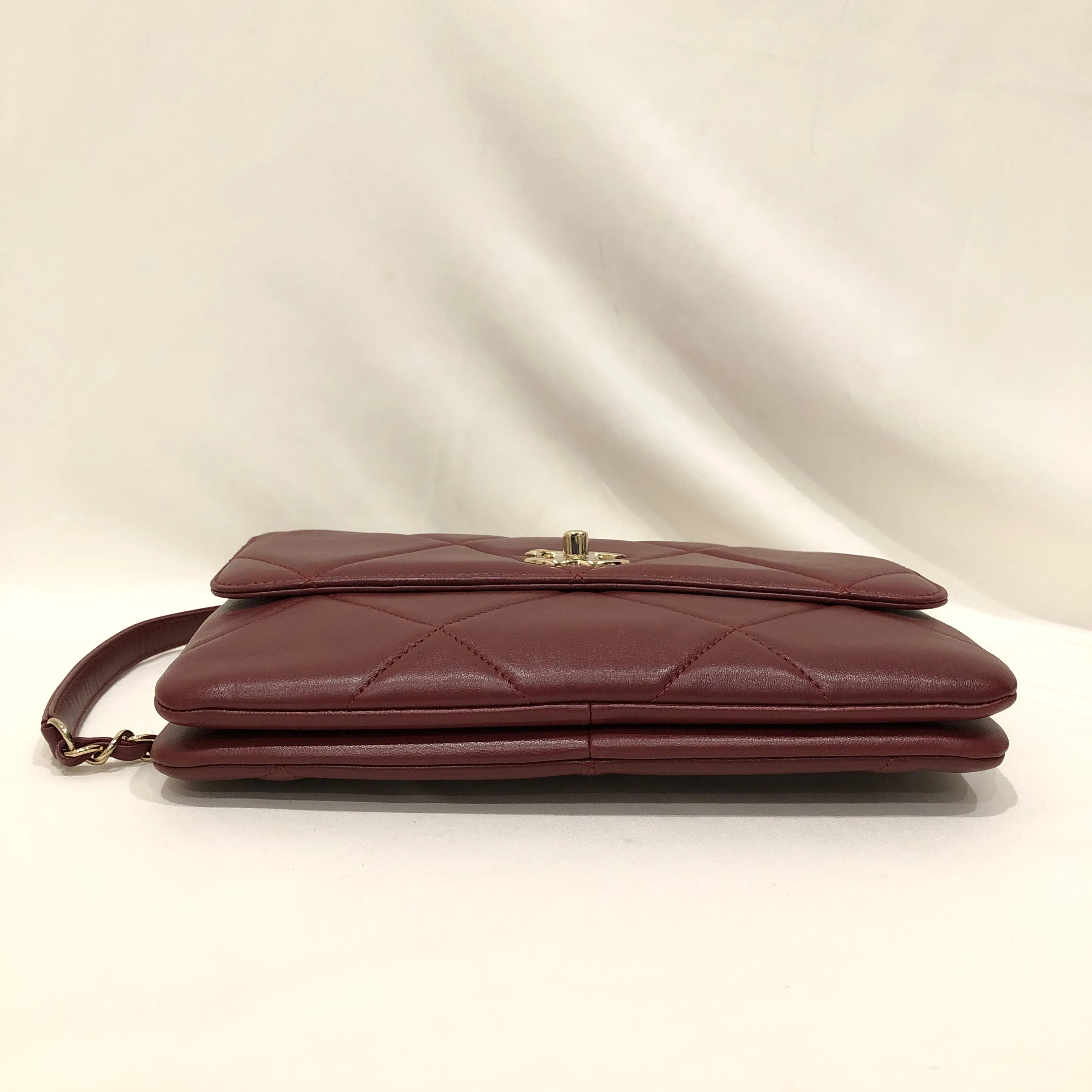 Chanel Red Leather Small Trendy CC Flap Shoulder Bag Sku# 83283