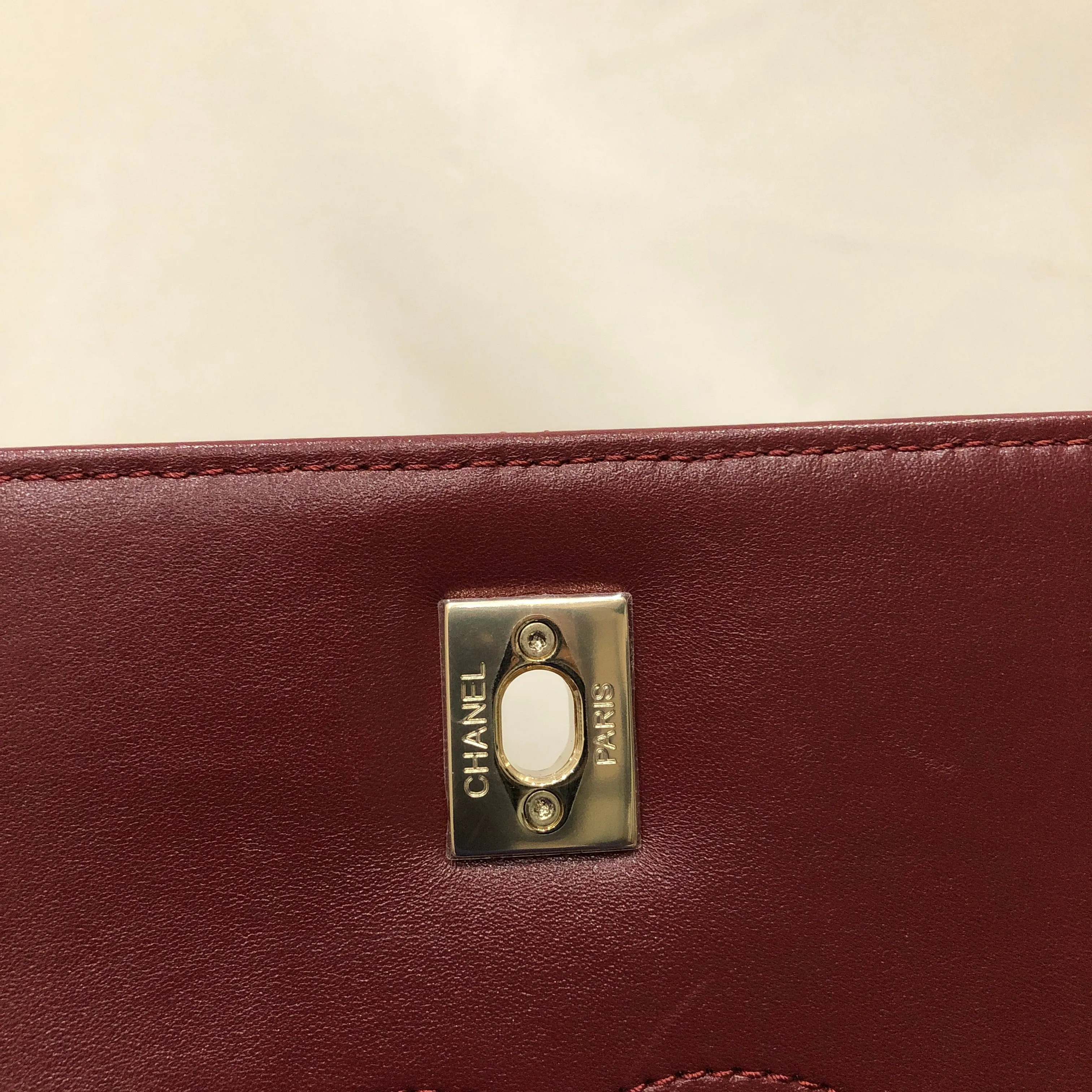 Chanel Red Leather Small Trendy CC Flap Shoulder Bag Sku# 83283
