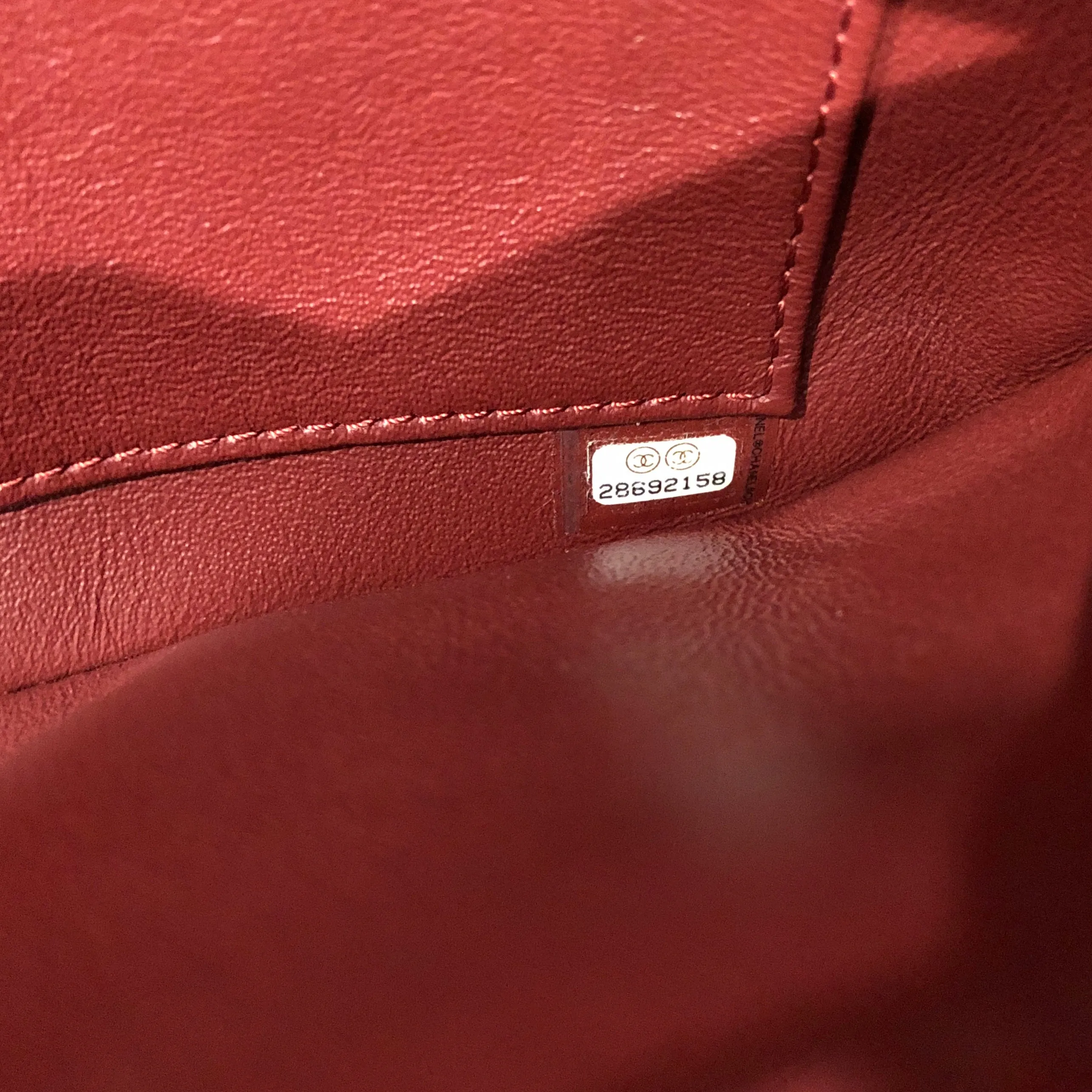 Chanel Red Leather Small Trendy CC Flap Shoulder Bag Sku# 83283