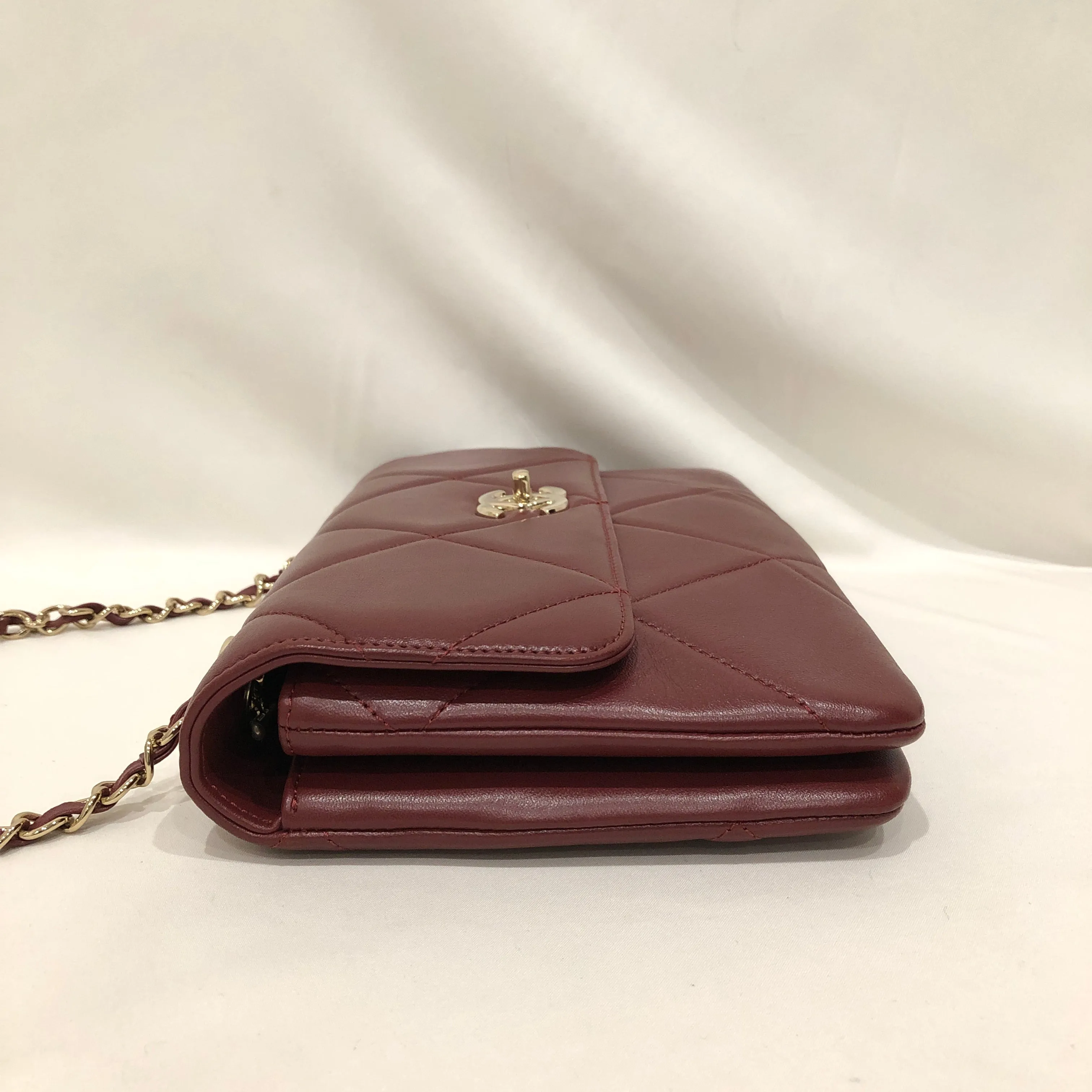 Chanel Red Leather Small Trendy CC Flap Shoulder Bag Sku# 83283