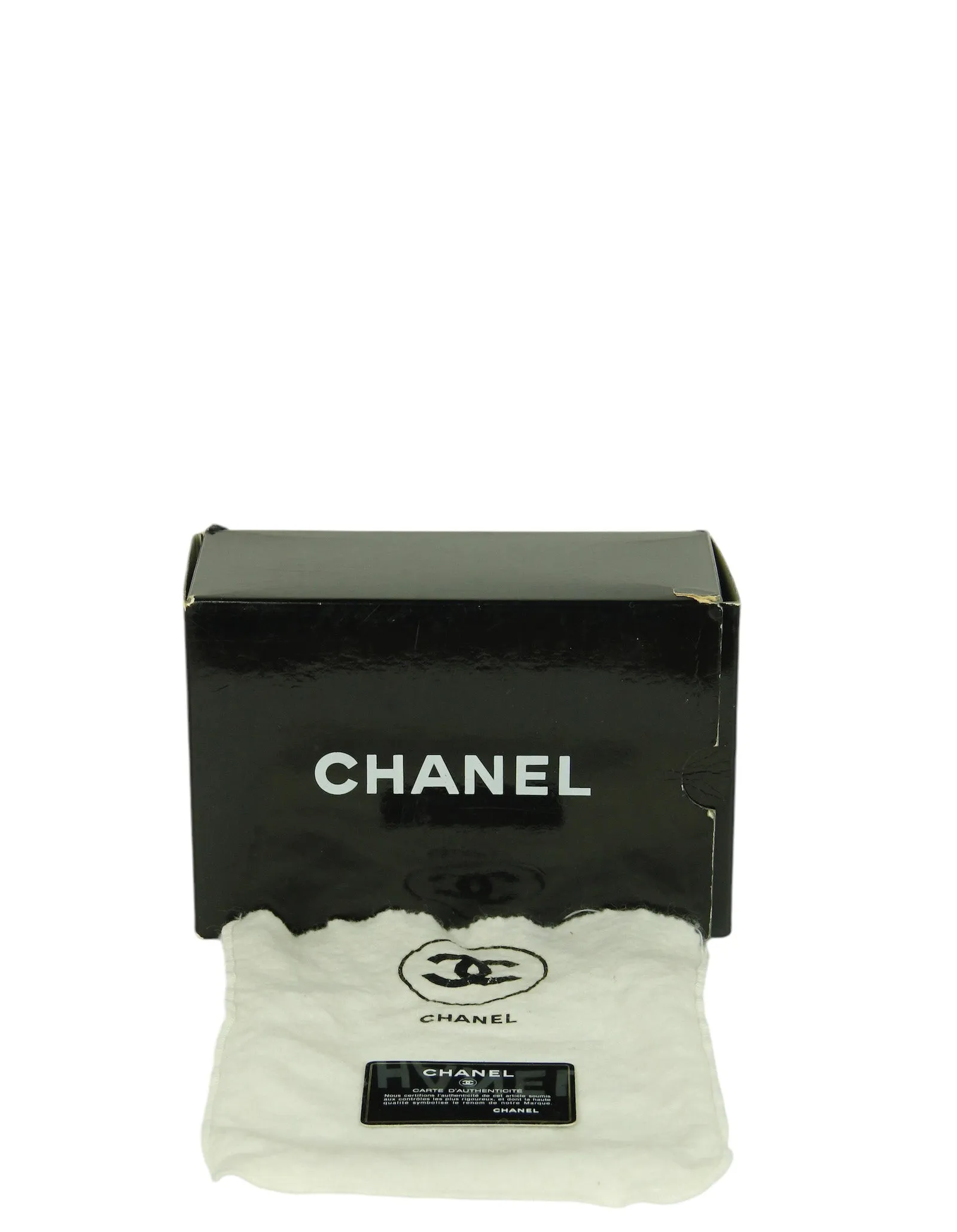 Chanel Vintage 1990s WhiteCaviar Leather Quilted Belt Bag sz 85/34"