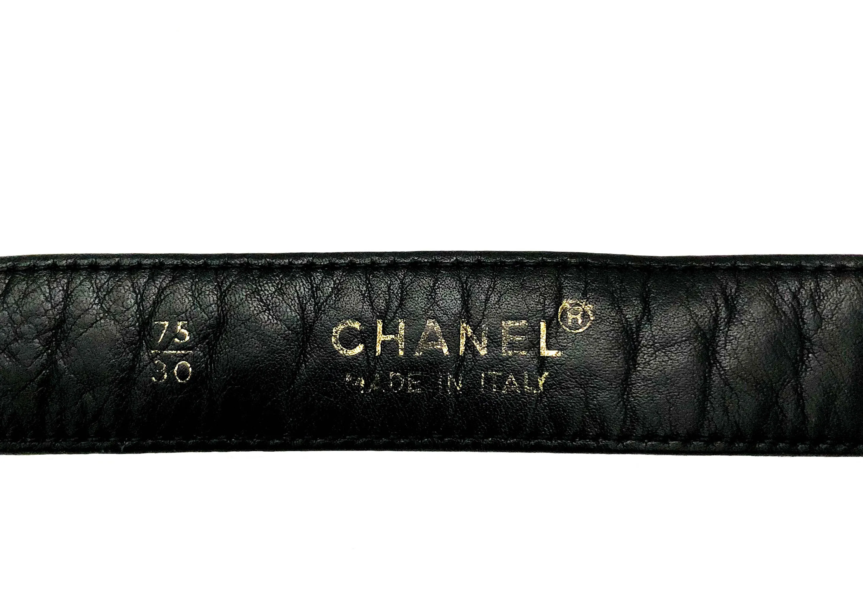 Chanel Vintage Black Lambskin Belt Bag