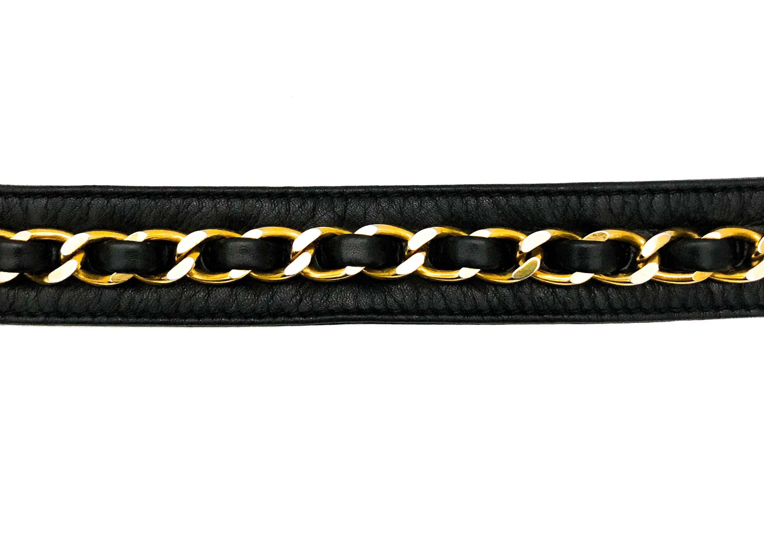 Chanel Vintage Black Lambskin Belt Bag