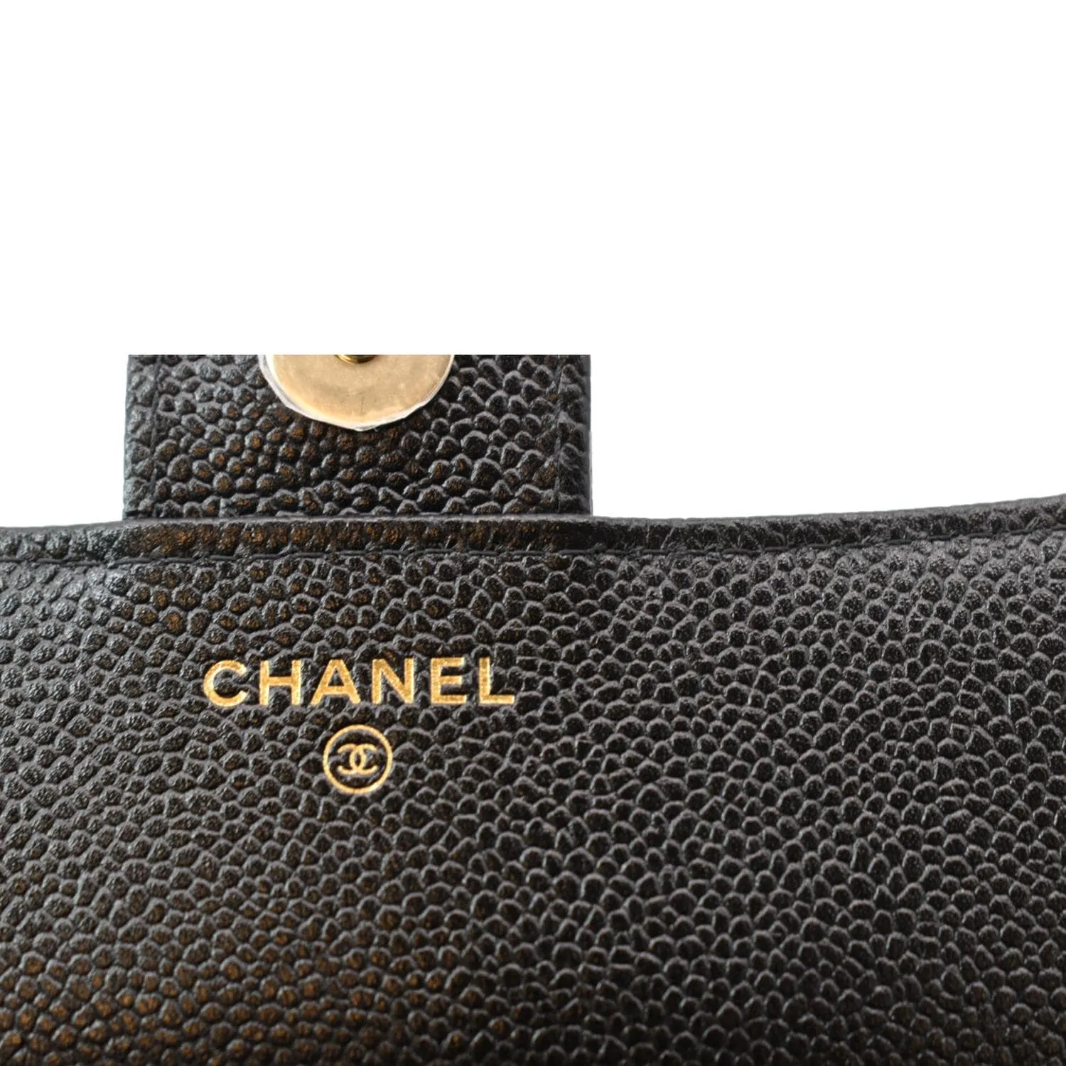 CHANEL Women 2Way Foldable Leather Satchel Crossbody Bag Black