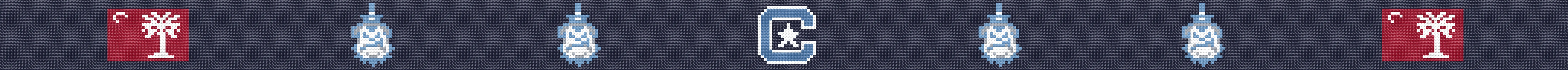 Charleston Belt The Citadel Logo Officially Licensed Hand-stitched Needlepoint Belt in Navy Blue
