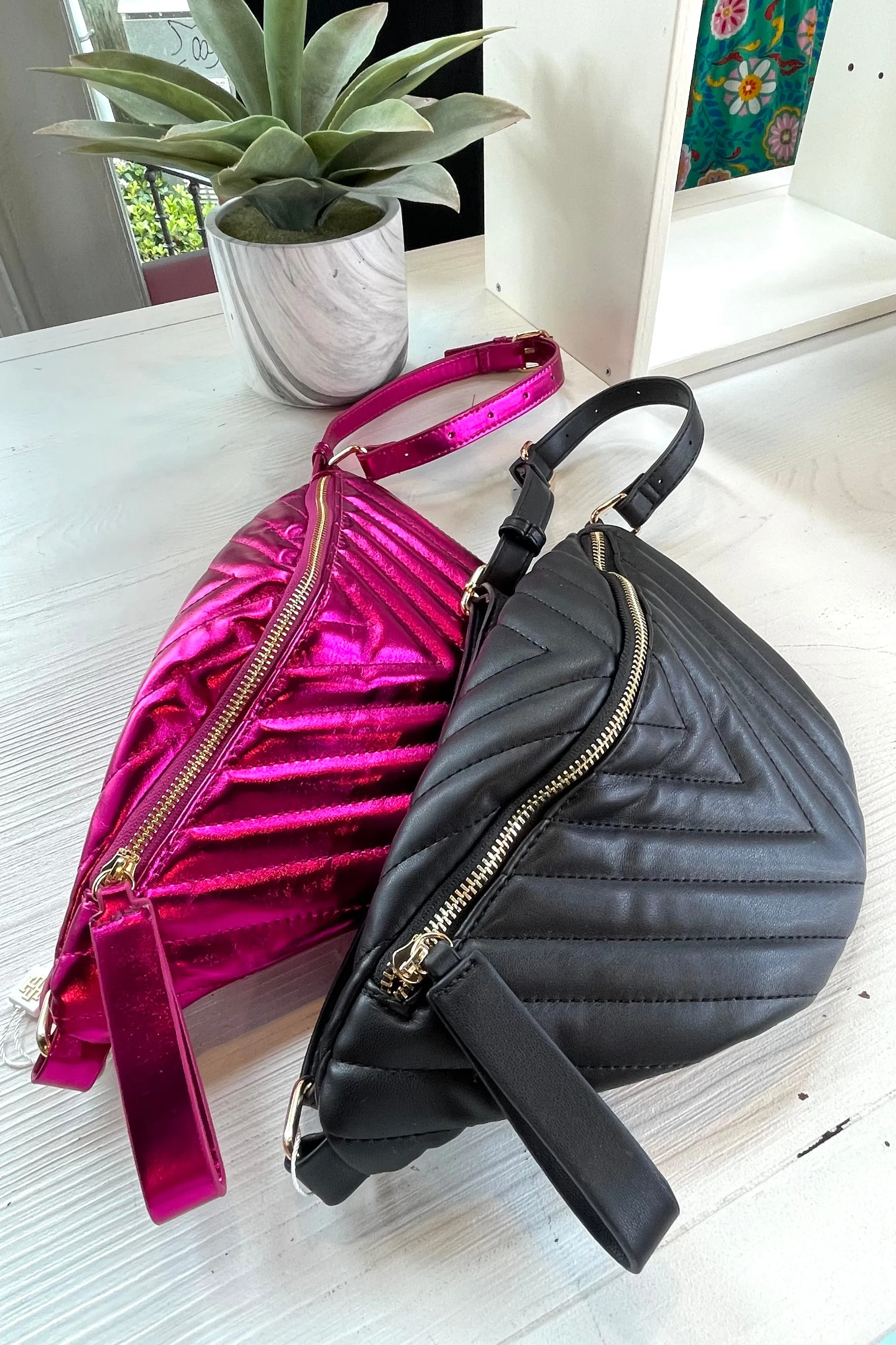 Charlotte Quilted Belt Bag